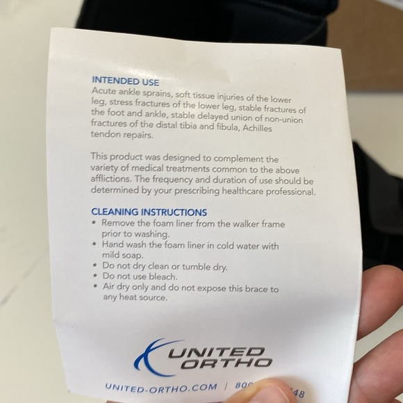 United Ortho Short Air Cam Walker Fracture Boot Fits Left or Right XL NWT - Picture 7 of 10